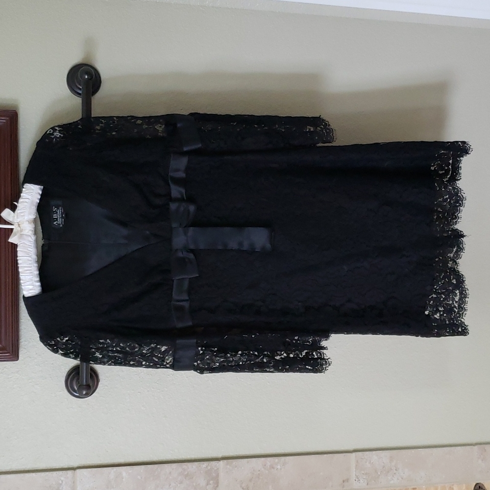 ABS Allen Schwartz Black Lace Dress